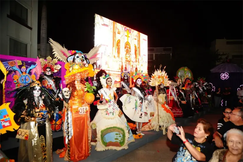 Participaron catrinas de todo el estado | Foto: gobierno de Tamaulipas