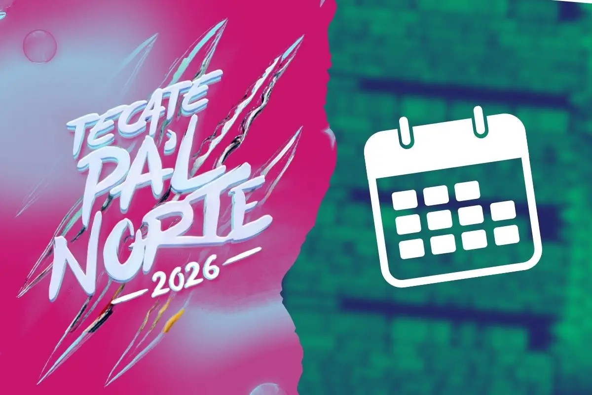 El lineup de Tecate Pa´l Norte 2026 durante esta semana. FOTO: CANVA/IG: @tecatepalnorte