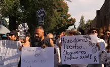 Marchan en Morelia para exigir justicia por asesinato Carlos Manzo Marchan en Morelia para exigir justicia por asesinato Carlos Manzo