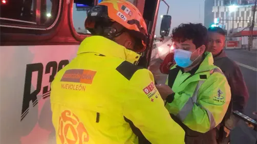 VIDEO | Choque de ruta urbana deja varios heridos en Monterrey