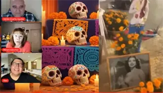 María Victoria: reconocido presentador coloca fotografía de la actriz en su altar de muertos