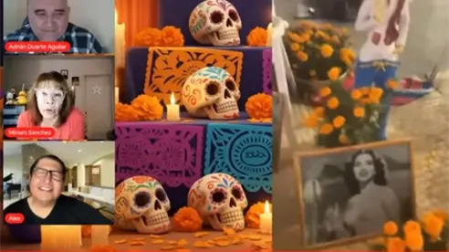 María Victoria: reconocido presentador coloca fotografía de la actriz en su altar de muertos