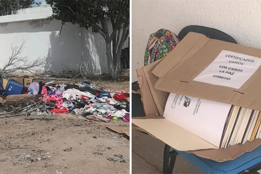 Colapso en el Registro Agrario Nacional en BCS: denuncian abandono y archivos comidos por ratas