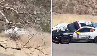 VIDEO | Competidor del Rally Express se desbarranca en Mezquital, Durango