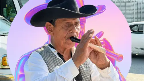 De tránsito a violinista: la historia de Don José en las calles de Escobedo