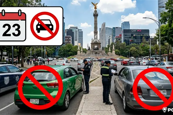 ¡Evita las multas! Hoy No Circula en CDMX aplica para estos autos este jueves 23 de abril
