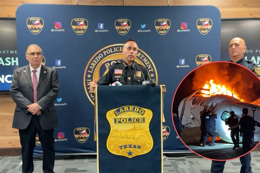 Sigue EN VIVO la conferencia de la Policía de Laredo sobre el avión que salió de Los Cabos y cayó en Texas