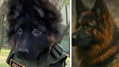 ¡Crecen tan rápido! Así luce Arkadas, el perrito que llegó a México tras la muerte de Proteo